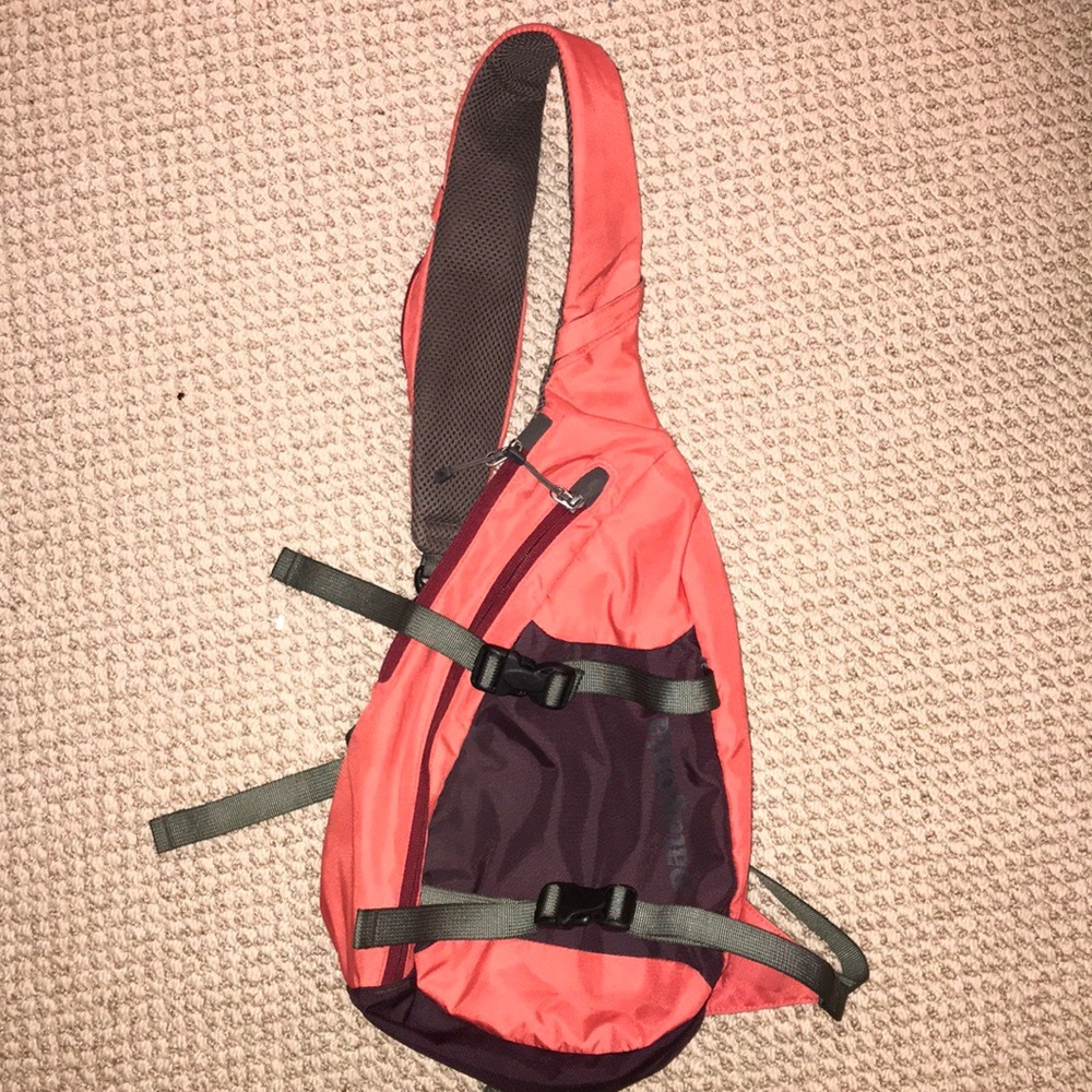 Patagonia sling bag.